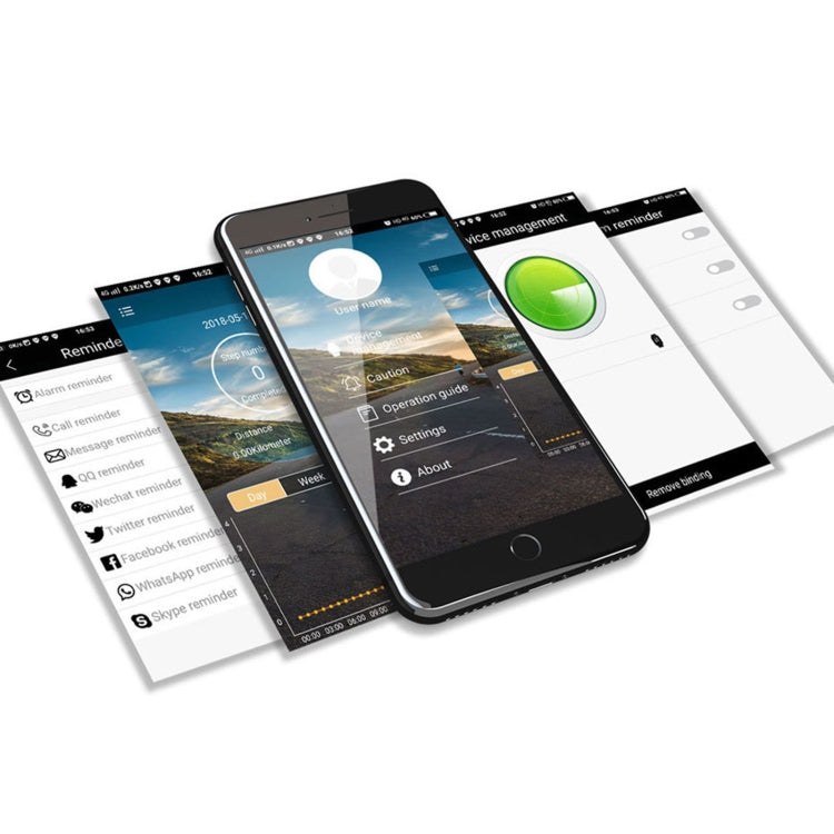 Lokmat MK18 1.1 inch Circle Screen IP68 Waterproof Smart Watch, Support Information Reminder / Remote Camera / Walking Motion Monitor(Orange) by Lokmat