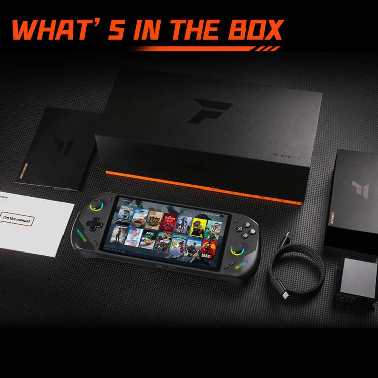 ONE-NETBOOK OneXPlayer F1 Pro 7 inch Handheld Game Console, 32GB+2TB, Windows 11 AMD Ryzen AI 9 365 CPU(UK Plug) by ONE-NETBOOK