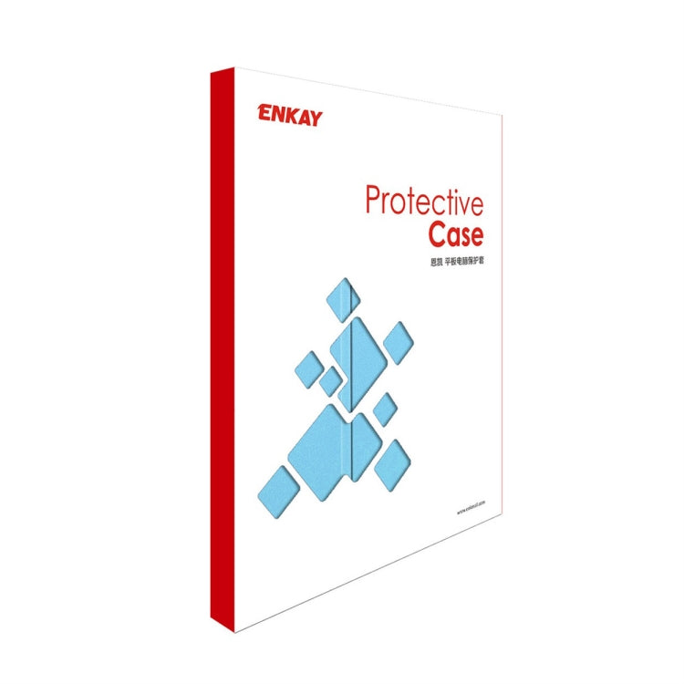 For Xiaomi Mi Pad 5 / 5 Pro ENKAY Custer Texture Horizontal Flip PU+TPU Leather Case with Three-folding Holder & Sleep / Wake-up Function & Pen Holder(Light Blue) by ENKAY