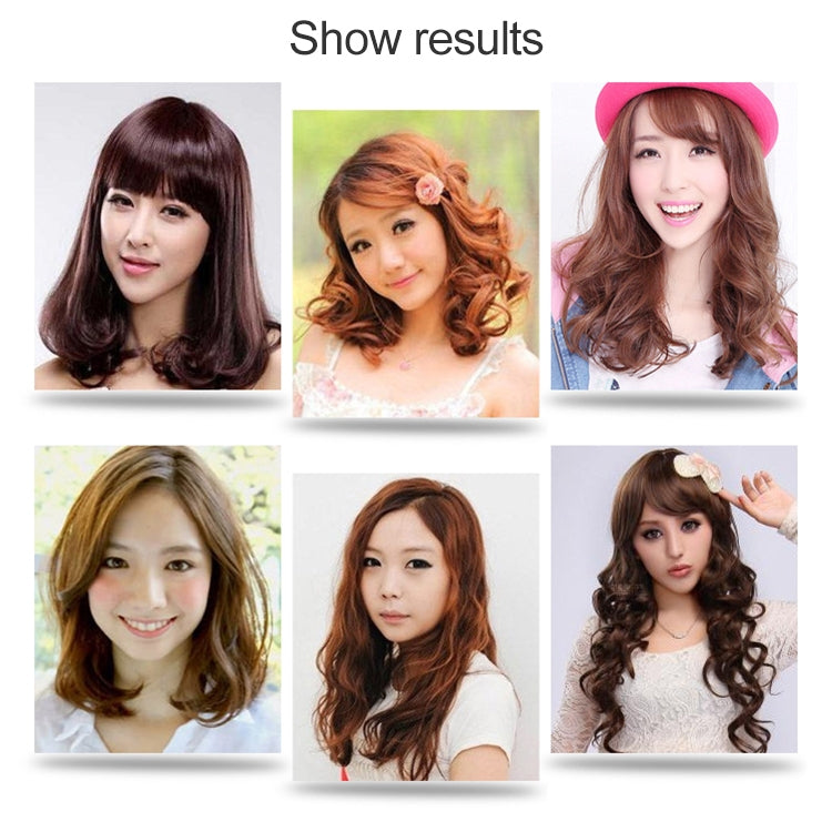 Nano Titanium Hair Curler with LED Digital Temperature Display, Size: 25mm, US Plug by bashfashion