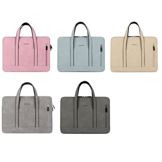 Q5 PU Waterproof and Wear-resistant Laptop Liner Bag, Size: 13 / 13.3 inch(Dark Gray) by bashfashion