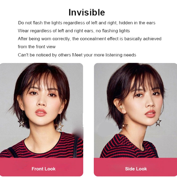 X999 Mini Wireless Noise Reduction With Digital Display Charging Bin Bluetooth Earphone(White) by bashfashion