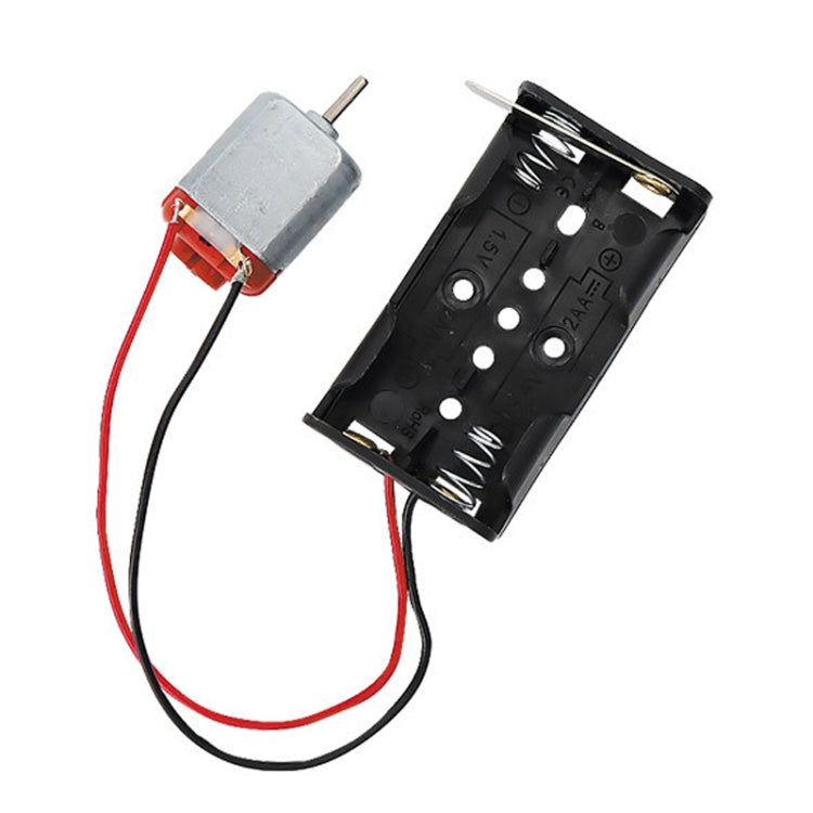 Kids DIY Homemade Electrical Fan Science Small Invention Fun Physics Circuit Experiment Material Kit by bashfashion