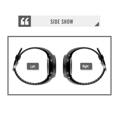 SKMEI 1773 Triplicate Round LED Dual Time Digital Display Colorful Backlight Electronic Watch(Blue White) by SKMEI