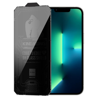 For iPhone 13 Pro Max WK WTP-067 King Kong Vacha 9D Curved Privacy Tempered Glass Film(Black) by WK