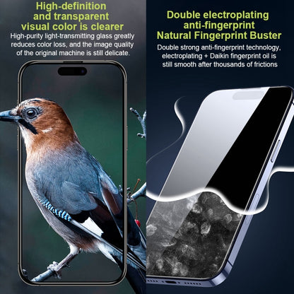 For iPhone 13 Pro Max WK WTP-067 King Kong Vacha 9D Curved Privacy Tempered Glass Film(Black) by WK