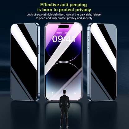 For iPhone 13 Pro Max WK WTP-067 King Kong Vacha 9D Curved Privacy Tempered Glass Film(Black) by WK
