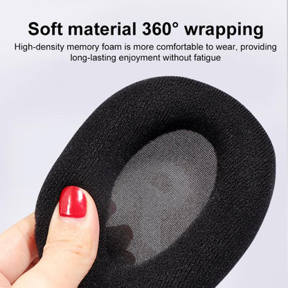 1 Pair Insert Replacement Earpads For Logitech G Pro X, Material:Plaited Interlock(Black) by bashfashion