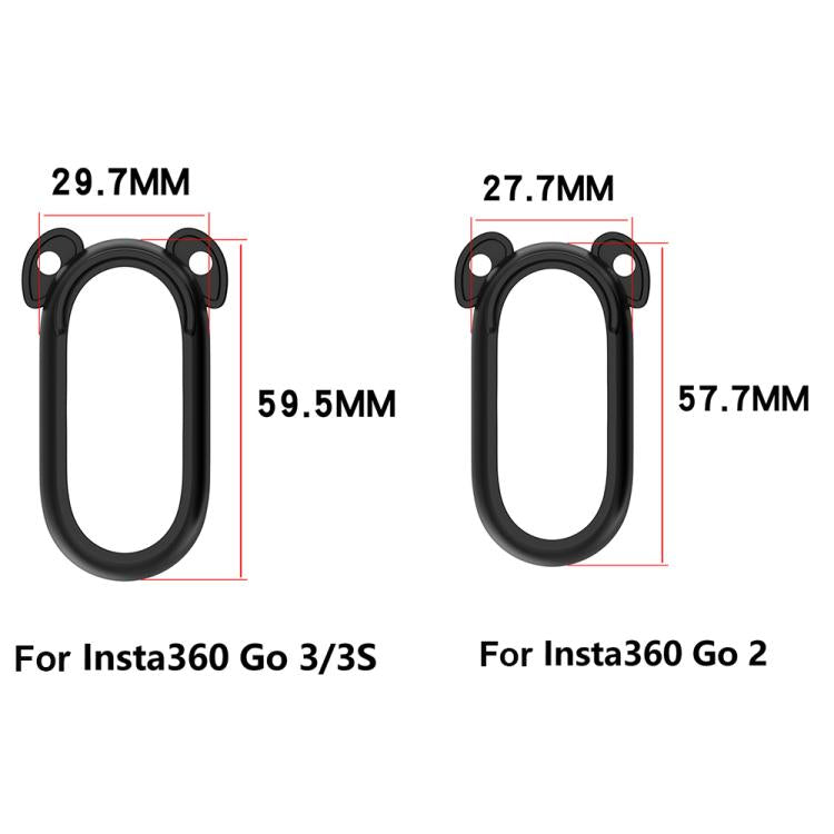 For Insta 360 Go 3S / Go 3 Solid Color Silicone Protective Case(White) by bashfashion