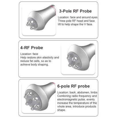 6 In 1 80K Ultrasonic Cavitation Vacuum Radio Frequency Lipo Laser Slimming Machine EU Plug(Gold Edge) by bashfashion
