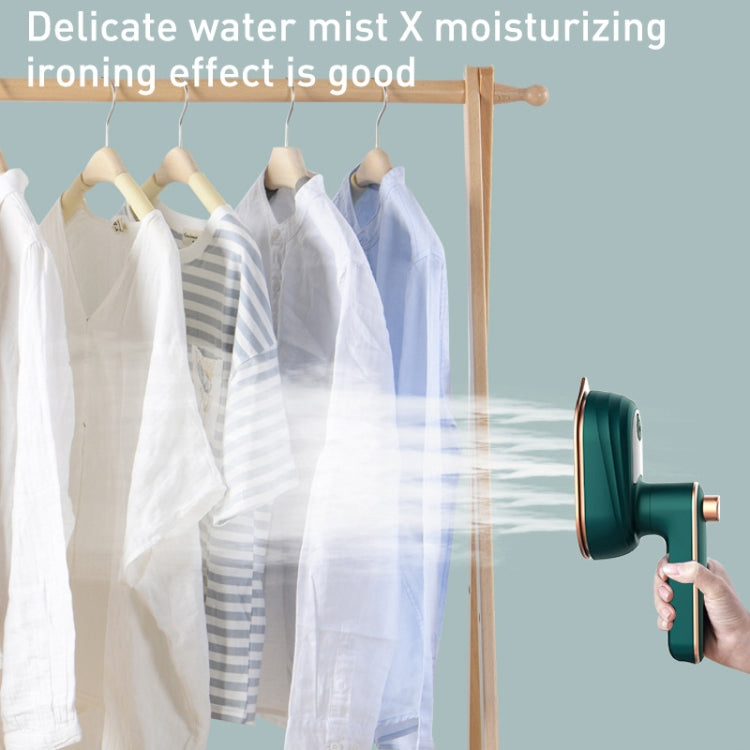 33W Handheld Electric Ironing Machine Rotatable Dry And Wet Garment Steam, Product specifications: EU Plug(Gemstone Green) by bashfashion