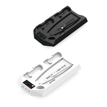 For PS5 DE/UHD 2 In 1 Handheld Console Cooling Stand Fan Base(Black) by bashfashion