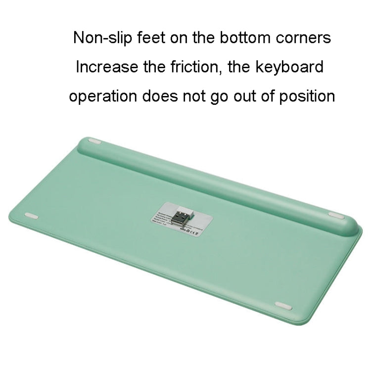 B087 2.4G Portable 78 Keys Dual Mode Wireless Bluetooth Keyboard And Mouse, Style: Keyboard Mouse Set Pink by bashfashion