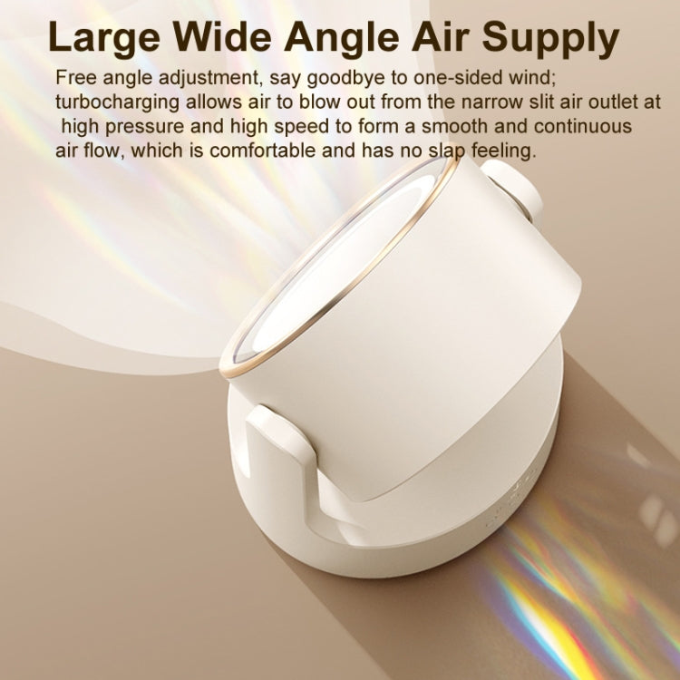 3 In 1 Multifunctional Desktop Fan with LED Light Cosmetic Mirror USB Plug Non-Oscillating by bashfashion