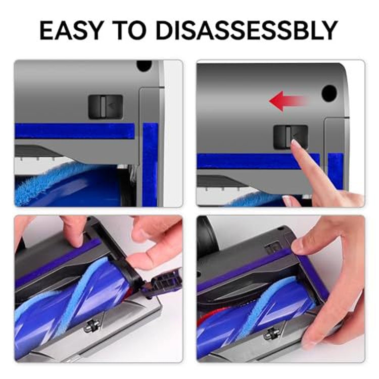 For Dyson V6 Soft Velvet Suction Head With Full Range Dust Display Light by bashfashion