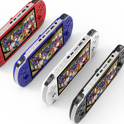 A3 4.3-Inch Handheld Game Console With Camera Supports Dual Handles/TV Output/10 Simulators Built In 8G(White) by bashfashion