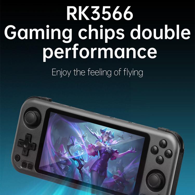 CB408 4.7-inch Touch Screen Handheld Game Console Supports WiFi Android 11 +Linux System 128G(Blue) by bashfashion