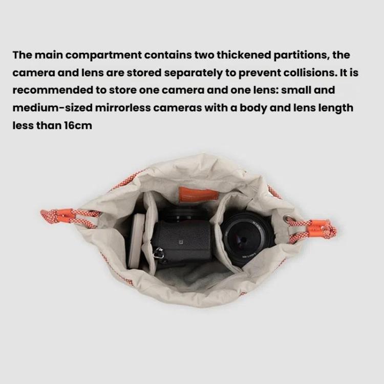 PGYTECH OneGo SLR Camera Waterproof Drawstring Bag, Color: Black by PGYTECH