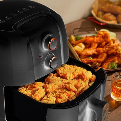 10L Large Capacity Air Fryer Multifunctional Electric Fryer French Fry Maker, EU Plug, Style: Dual-control Mechanical Non-visible by bashfashion